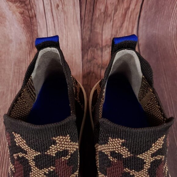 Rothys Womens 5 Chelsea Wildcat Cheetah Animal Print High Top Sneakers Retired - Picture 7 of 15